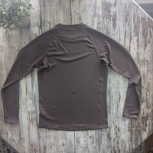 Patagonia Capilene Midweight Crewneck Cone Brown Mens Small - Picture 2 of 7